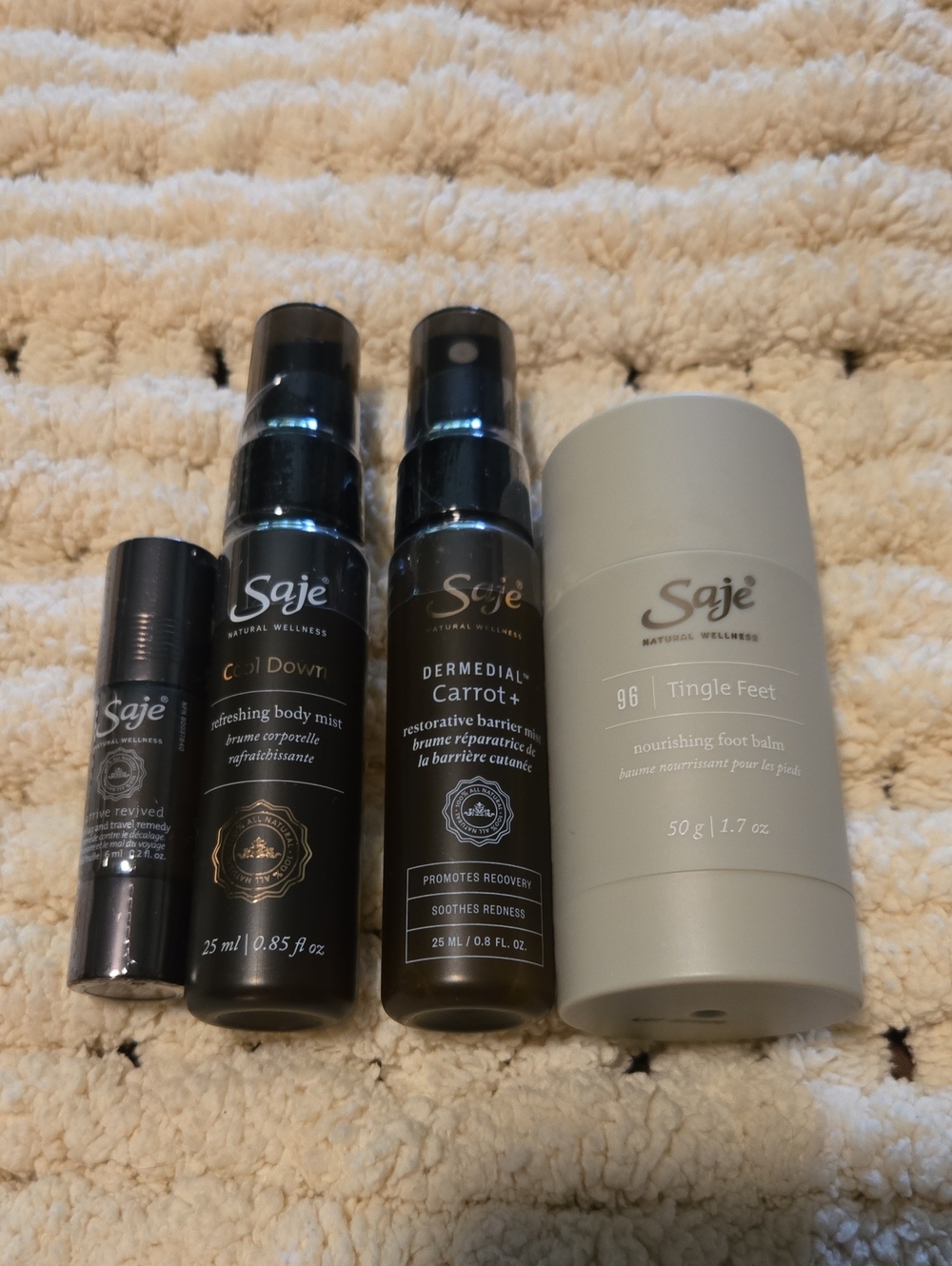Saje Natural Wellness Aromatherapy Body Mists & Foot Balm